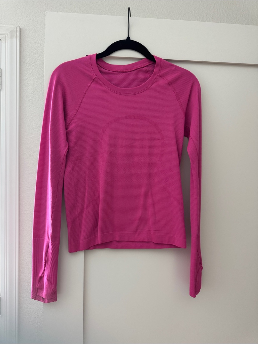 lululemon athletica Long Sleeve Crew Top - Bright Pink